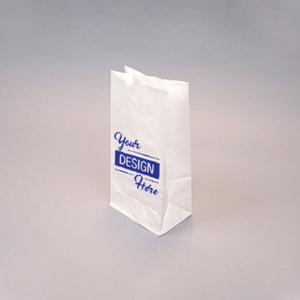Custom-Printed White Kraft 2-lb Bag